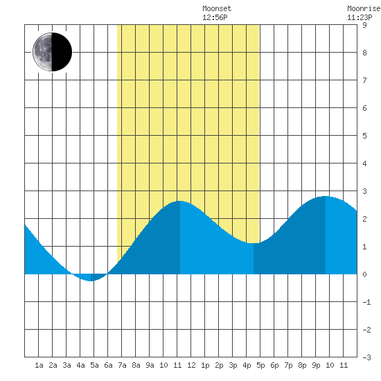 Georgiana Slough tide chart for Tuesday, November 11, 2025