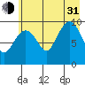 Gibbon Anchorage tide chart for Saturday, July 31, 2021