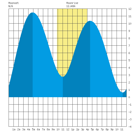 Gibbon Anchorage tide chart for Sunday, January 5, 2025
