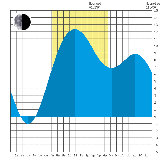 Gig Harbor tide chart for Tuesday, November 11, 2025
