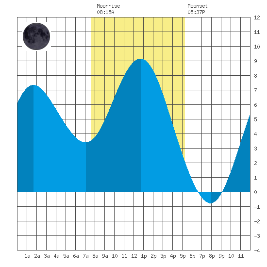 Astoria tide chart for Wednesday, January 29, 2025