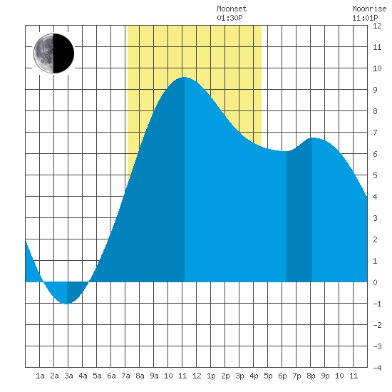 Lummi tide chart for Tuesday, November 11, 2025