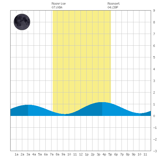 Grahamville tide chart for Friday, December 19, 2025