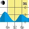 Grant Point tide chart for Saturday, July 31, 2021