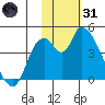 Grant Point tide chart for Monday, January 31, 2022