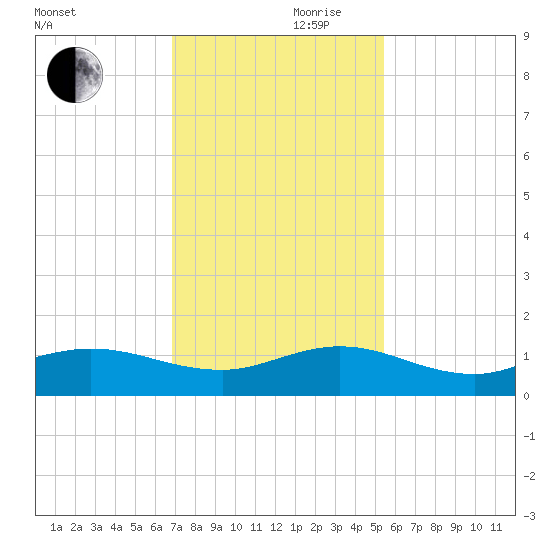 Great Pocket tide chart for Friday, November 28, 2025