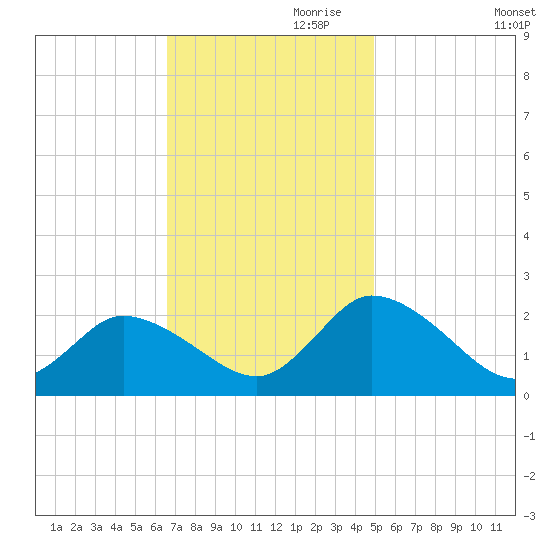 Guard Shore tide chart for Friday, November 8, 2024