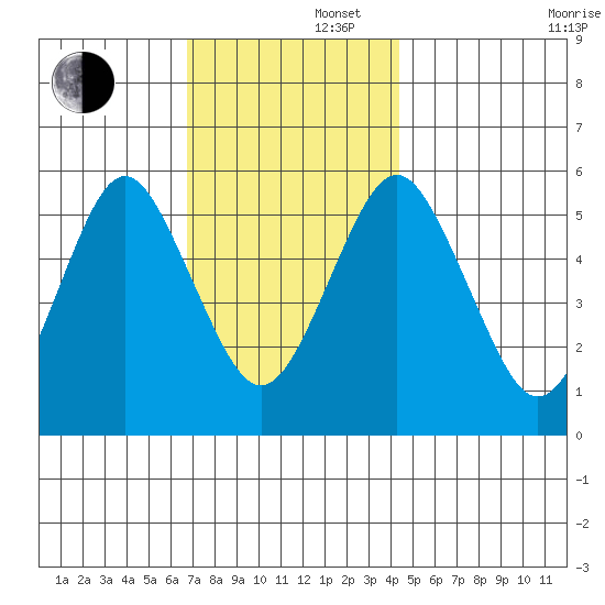 Gulf Beach tide chart for Friday, November 22, 2024