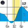 Hagemeister Island tide chart for Tuesday, December 12, 2023