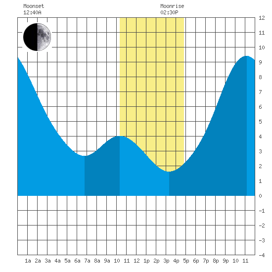 Hagemeister Island tide chart for Sunday, December 8, 2024