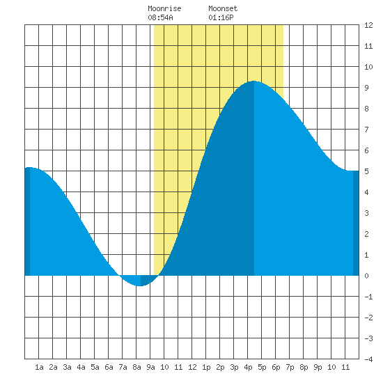 Hagemeister Island tide chart for Friday, February 13, 2026