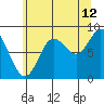 Haley Anchorage tide chart for Saturday, August 12, 2023