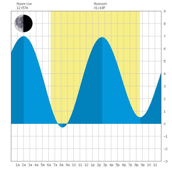 Golden Isles Entrance tide chart for Friday, June 28, 2024