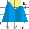 San Juan Island tide chart for Sunday, January 31, 2021