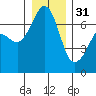 San Juan Island tide chart for Saturday, December 31, 2022