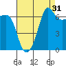 San Juan Island tide chart for Saturday, August 31, 2024