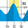 Blake Island tide chart for Saturday, December 31, 2022