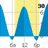 Harrietts Bluff tide chart for Sunday, March 30, 2025