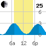 Auburn tide chart for Sunday, January 25, 2026