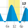 Hell Gate tide chart for Sunday, January 12, 2025