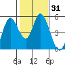 Hog Island tide chart for Sunday, January 31, 2021