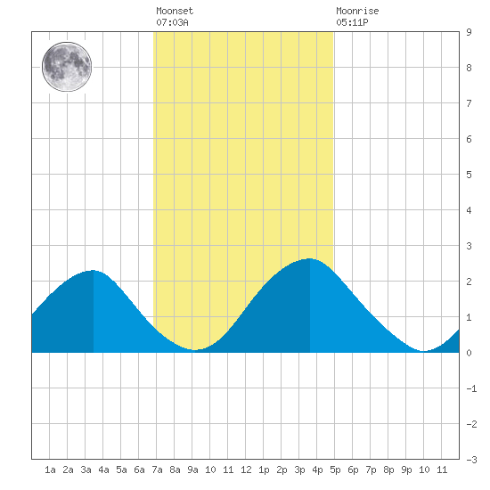 Hopewell tide chart for Friday, November 19, 2021