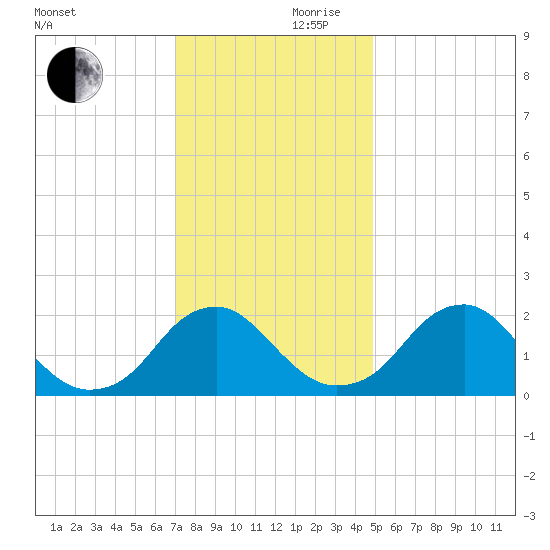Hopewell tide chart for Friday, November 28, 2025