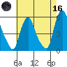 Back Creek entrance tide chart for Saturday, May 16, 2026