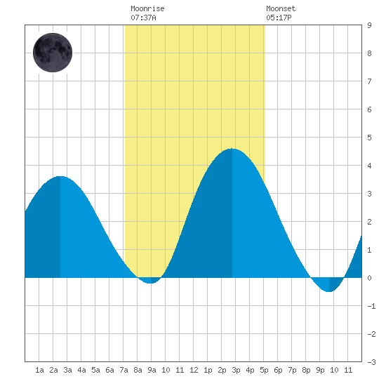 Hudson tide chart for Wednesday, January 29, 2025
