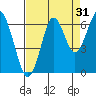 Cliff Point tide chart for Saturday, August 31, 2024