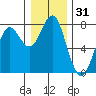 Cliff Point tide chart for Tuesday, December 31, 2024