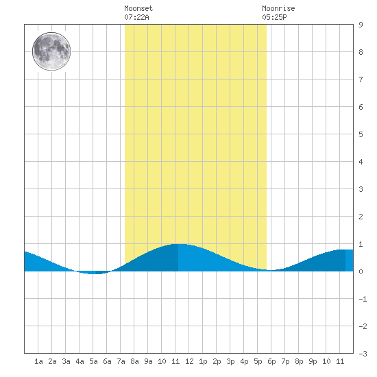 I-295 Bridge tide chart for Friday, January 6, 2023