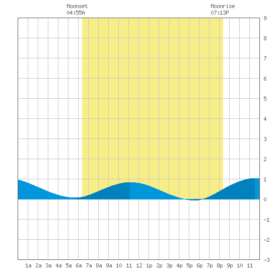 I-295 Bridge tide chart for Friday, May 29, 2026