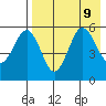 Unimak Island tide chart for Friday, August 9, 2024