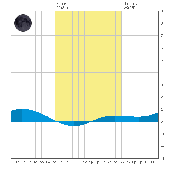 Iona Shores tide chart for Wednesday, January 29, 2025