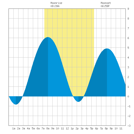Isle of Palms tide chart for Friday, January 12, 2024