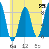 Isle of Springs tide chart for Friday, June 25, 2021