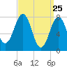 Wentworth tide chart for Tuesday, March 25, 2025