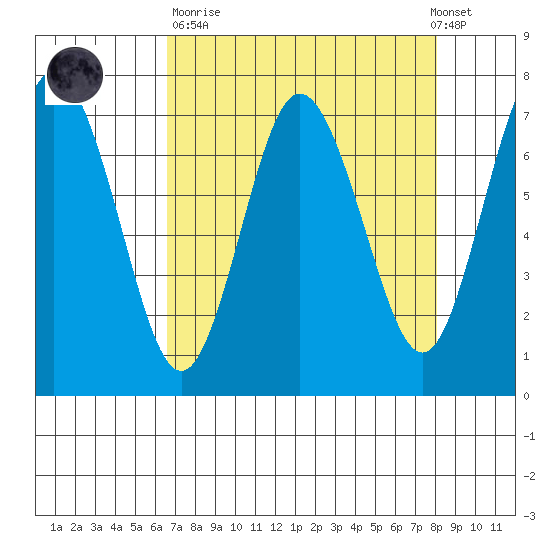 Rialto Beach tide chart for Sunday, April 11, 2021