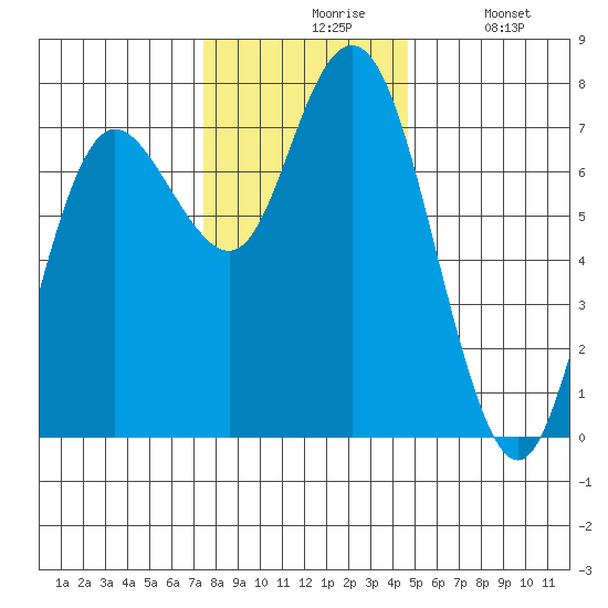 Rialto Beach tide chart for Friday, November 17, 2023