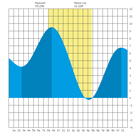 Rialto Beach tide chart for Friday, January 10, 2025