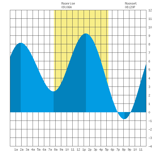 Rialto Beach tide chart for Friday, January 31, 2025