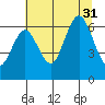 Rialto Beach tide chart for Thursday, July 31, 2025