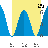 Jenkins Creek tide chart for Tuesday, June 25, 2024