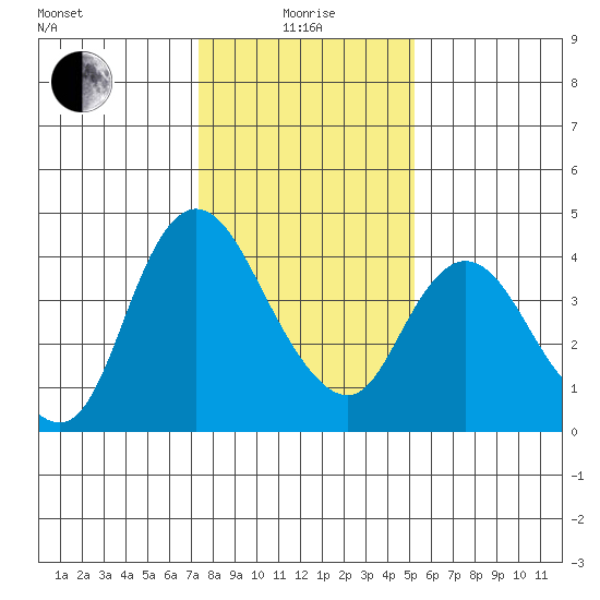 Joice Island tide chart for Wednesday, January 17, 2024