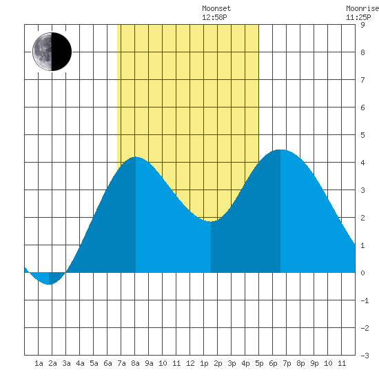 Joice Island tide chart for Tuesday, November 11, 2025