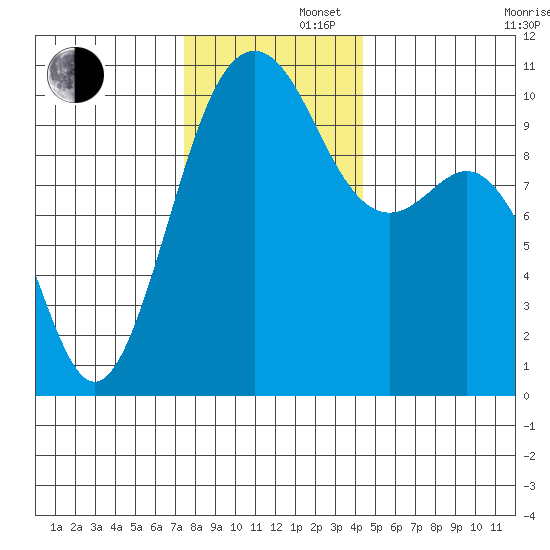 Kayak Point tide chart for Friday, November 22, 2024