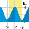 Kings Bay tide chart for Wednesday, January 31, 2024