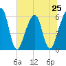 Kings Bay tide chart for Tuesday, June 25, 2024