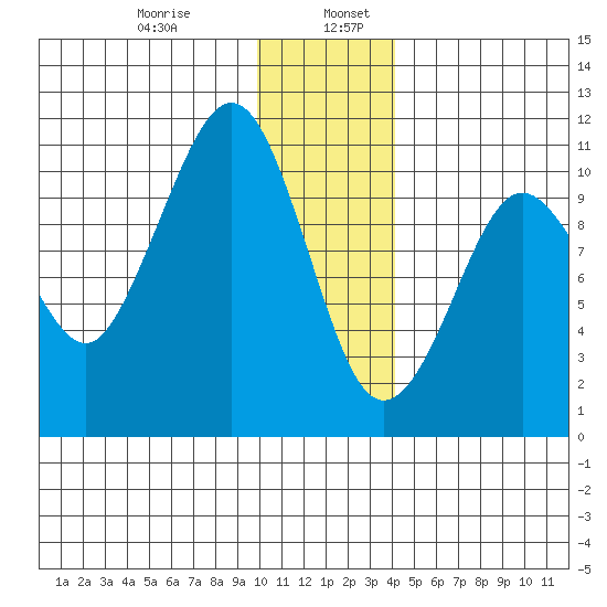 Kings Bay tide chart for Friday, January 8, 2021
